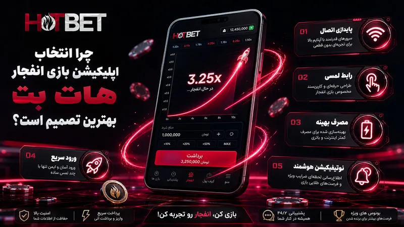 چرا انتخاب اپلیکیشن بازی انفجار هات بت بهترین تصمیم است؟