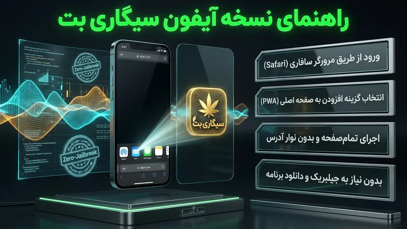 نسخه موبایل بازی انفجار سیگاری بت برای آیفون